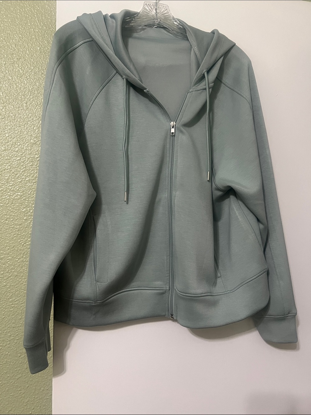 RBX Women's Zip Hoodie Jacket in Sage Green